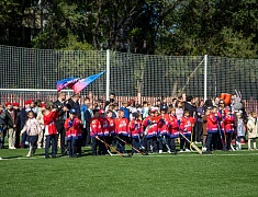 В Благовещенске открыли стадион Алексеевской гимназии