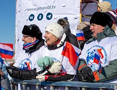 Соревнования по хоккею в рамках Международного российско-китайского фестиваля зимних видов спорта