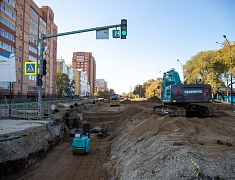 Мэр Благовещенска Олег Имамеев в рамках выездного совещания проконтролировал ход работ на улице Горького