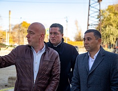 Мэр Благовещенска Олег Имамеев в рамках выездного совещания проконтролировал ход работ на улице Горького