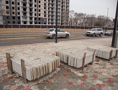 Мэр Благовещенска Олег Имамеев проконтролировал ход работ на 10 участке набережной Зеи