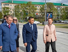 Мэр города Олег Имамеев провёл рабочее совещание по техническим вопросам подготовки главной площадки ВЭФ – Общественно-культурного центра