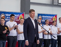 Открытый чемпионат Благовещенска среди силовых структур по армейскому рукопашному бою на кубок ДВОКУ