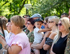 В Благовещенске открыли временный мемориал памяти участников локальных войн и конфликтов