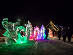 «Валенки-шоу» развернулось на главной площади Благовещенска 31 декабря