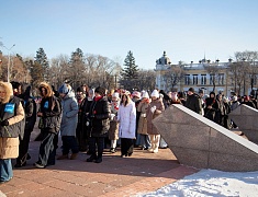 В Благовещенске почтили память погибших во время блокады Ленинграда