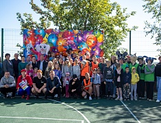 В селе Садовом Благовещенска открыли современную спортивную площадку