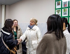 Женская делегация района Айгунь города Хэйхэ в Благовещенске