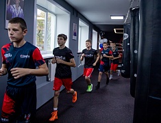 В Благовещенске открыли обновленный зал спортивно-патриотического клуба «Семён»