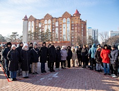 Всероссийская акция приуроченная к 80-летию полного освобождения Ленинграда от фашистской блокады
