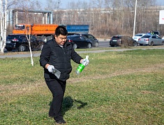 К акции «Город берегу» присоединились спортсмены федерации тхэквондо ИТФ