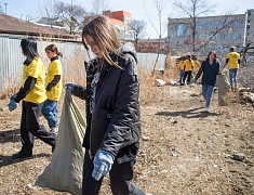 В Благовещенске прошел «здоровый» субботник