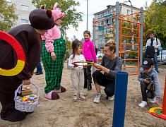 В Благовещенске открыли ещё одну территорию, благоустроенную по программе «1000 дворов»