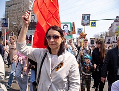 В Благовещенске прошла акция «Бессмертный полк России»
