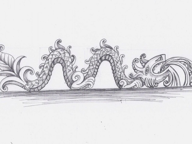 Благовещенский скульптор рассказал, каким будет ледяной дракон на площади Ленина