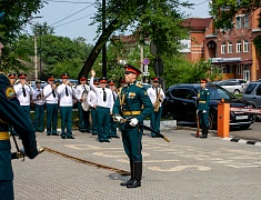 В Благовещенске торжественно открыли «Мурал Победы»