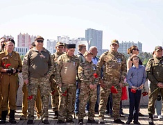 Память бойцов Великой Отечественной войны почтили в Благовещенске