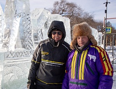 В Благовещенске возводят зимний городок