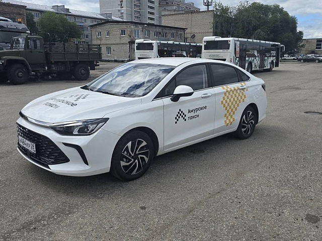 Муниципальное такси в Благовещенске начали переводить на газомоторное топливо