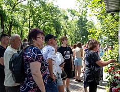 В Благовещенске открыли временный мемориал памяти участников локальных войн и конфликтов