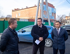 Мэр Благовещенска Олег Имамеев в ходе выездного совещания проконтролировал ход работ по улице Мухина