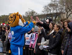 Легкоатлетическая эстафета "Амурской правды", посвящённая Дню Победы