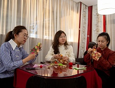 Женская делегация района Айгунь города Хэйхэ в Благовещенске