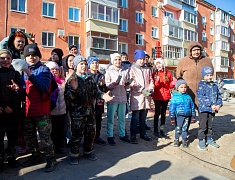 Открытие обновлённого двора на Чайковского, 47