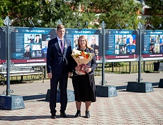 В Благовещенске открылась обновленная выставка, посвященная бойцам специальной военной операции