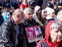 Торжественное прохождение войск Благовещенского гарнизона