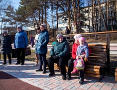 В  Плодопитомнике открыли новую общественную территорию