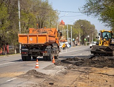 В Благовещенске ГСТК приступил к ямочному ремонту