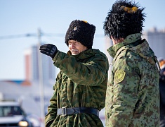 Автомобильные гонки в рамках Международного российско-китайского фестиваля зимних видов спорта