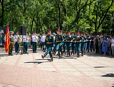 В Благовещенске открыли временный мемориал памяти участников локальных войн и конфликтов