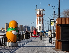 Соревнования по хоккею в рамках Международного российско-китайского фестиваля зимних видов спорта