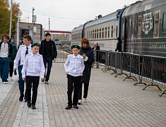 Благовещенск встретил «Поезд Победы»