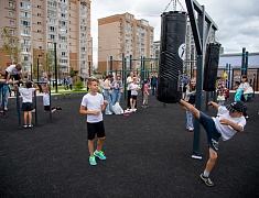 Торжественное открытие набережной реки Зея