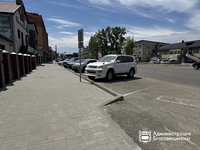Театральная и Мухина: в Благовещенске модернизируют тротуарную сеть