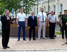 В Благовещенске торжественно открыли «Мурал Победы»