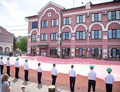 Благовещенск встретил уникальный агитпоезд Минобороны