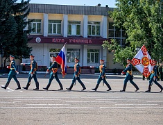 Благовещенские курсанты приняли воинскую присягу на плацу ДВОКУ