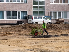 Рабочее совещание мэра Благовещенска Олега Имамеева по строительству умной спортивной площадки в Моховой пади
