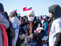 Соревнования по хоккею в рамках Международного российско-китайского фестиваля зимних видов спорта