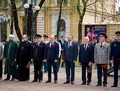 Церемония возложения цветов, посвященная 79-летию Победы в Великой Отечественной войне
