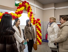 Женская делегация района Айгунь города Хэйхэ в Благовещенске