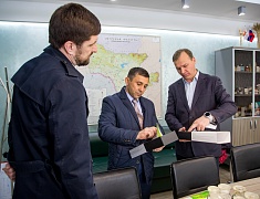 Мэр Олег Имамеев посетил производственный комплекс "Аметис"