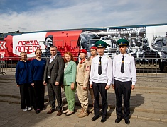 Областной центр принимает уникальный передвижной музей "Поезд Победы"