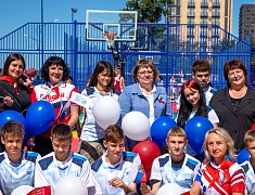 Лесную спортплощадку открыли в Благовещенске