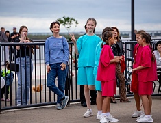 Торжественное открытие набережной реки Зея