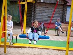 Ещё одну инклюзивную детскую площадку открыли в Благовещенске